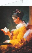 Fragonard Jean-Honoré; Lesendes Mädchen , ca. 1775